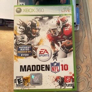 XBOX 360 Madden NFL 10 game